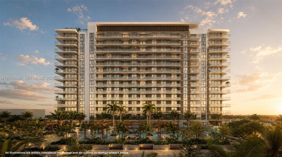 Condo located in Miami, FL showcasing its design and architecture (Image 12). Condo located in Miami, FL showcasing its design and architecture (Image 12).