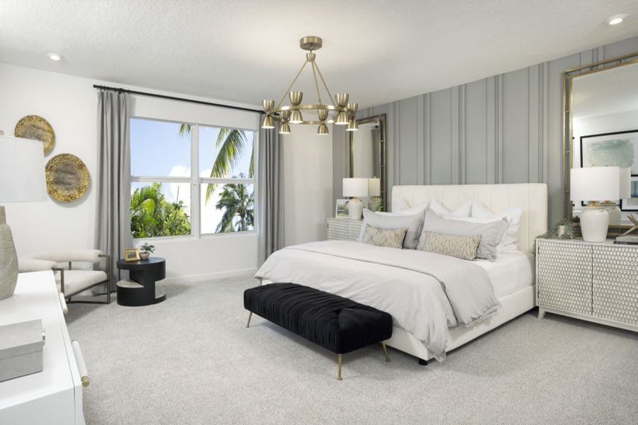Representative furnished interior of a home built from the Mount Rainier by Mattamy Homes in Tradition, Port St. Lucie (Image 8).