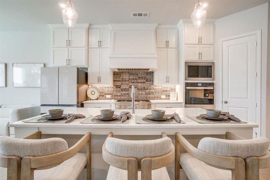 Furnished interior view inside a new home in M3 Ranch 60s, Mansfield (Image 19).