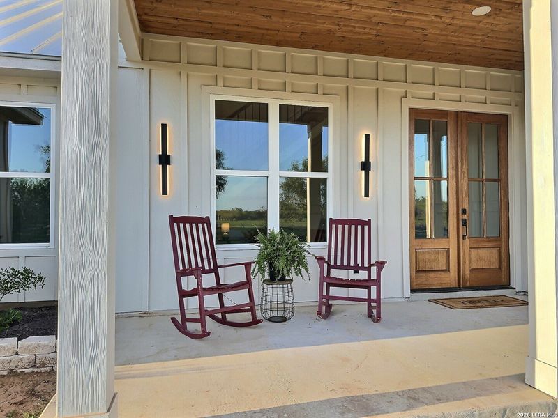 Exterior details and patio area of a home in , Jourdanton (Image 3).