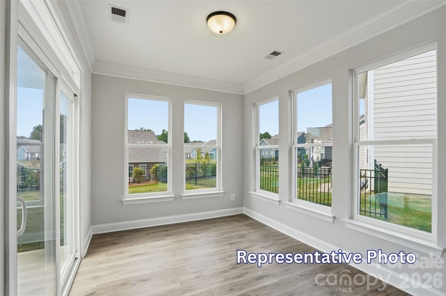 Spacious, unfurnished interior of a new home in Enclave at Riverdale, Huntersville (Image 37).
