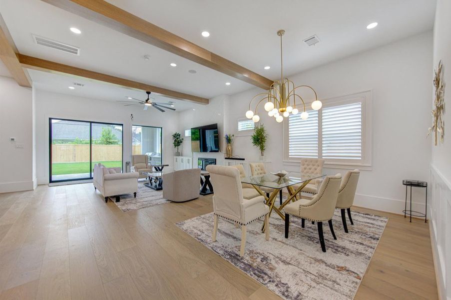 Furnished interior view inside a new home in , Houston (Image 35). Furnished interior view inside a new home in , Houston (Image 35).