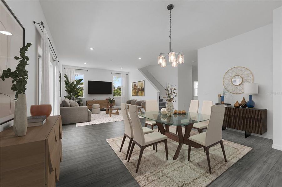 Furnished interior view inside a new home in Green Leaf, West Melbourne (Image 6).