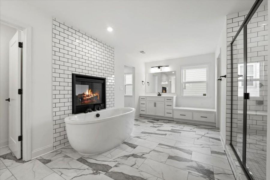 Furnished interior view inside a new home in Twin Lakes, Hoschton (Image 10).