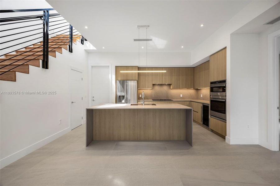 Furnished interior view inside a new home in , Miami (Image 21).