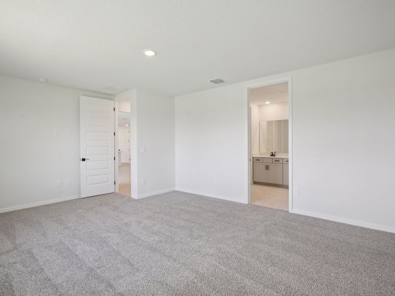 The Jasmine Floorplan Primary Bedroom at Two Rivers. The Jasmine Floorplan Primary Bedroom at Two Rivers.