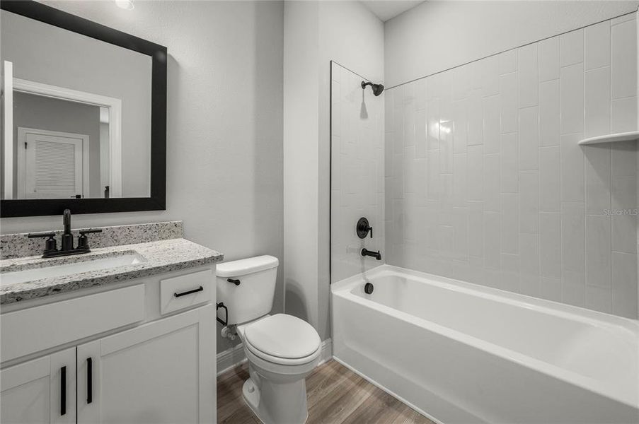 Furnished interior view inside a new home in Reunion Village, Kissimmee (Image 3). Furnished interior view inside a new home in Reunion Village, Kissimmee (Image 3).