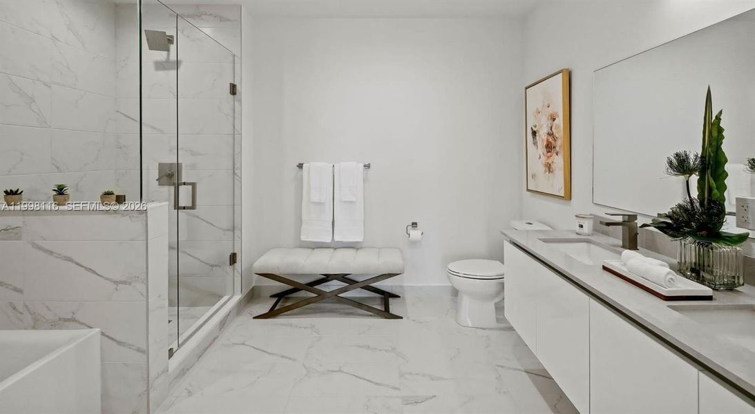 Furnished interior view inside a new home in , Hallandale Beach (Image 16).