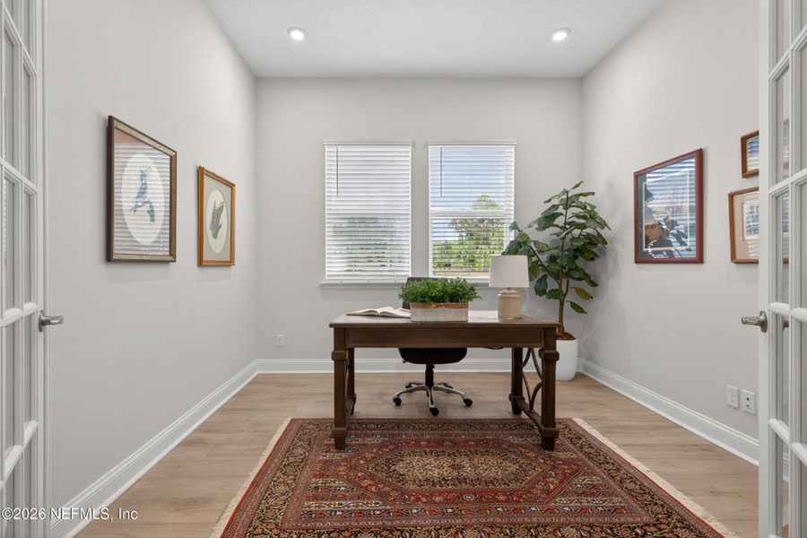 Furnished interior view inside a new home in RiverTown, St. Johns (Image 18).