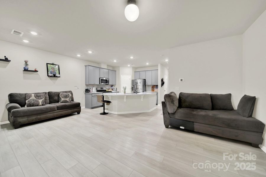 Furnished interior view inside a new home in Windhaven: Glen, Tega Cay (Image 5).