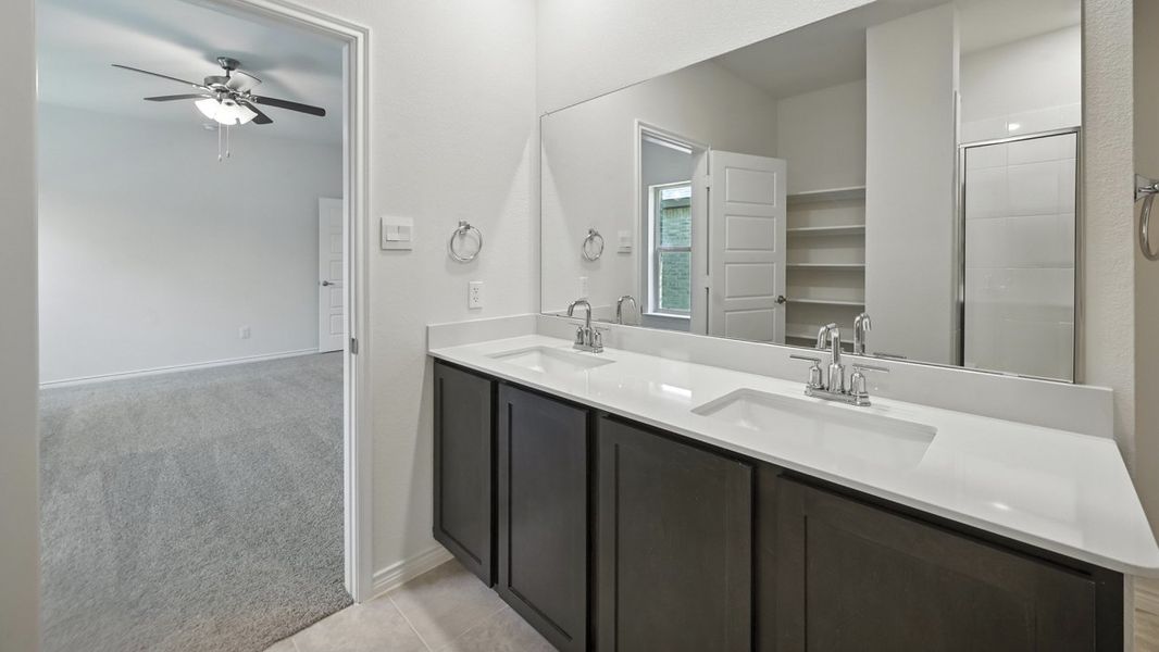 Furnished interior view inside a new home in Trailstone, Caddo Mills (Image 10).