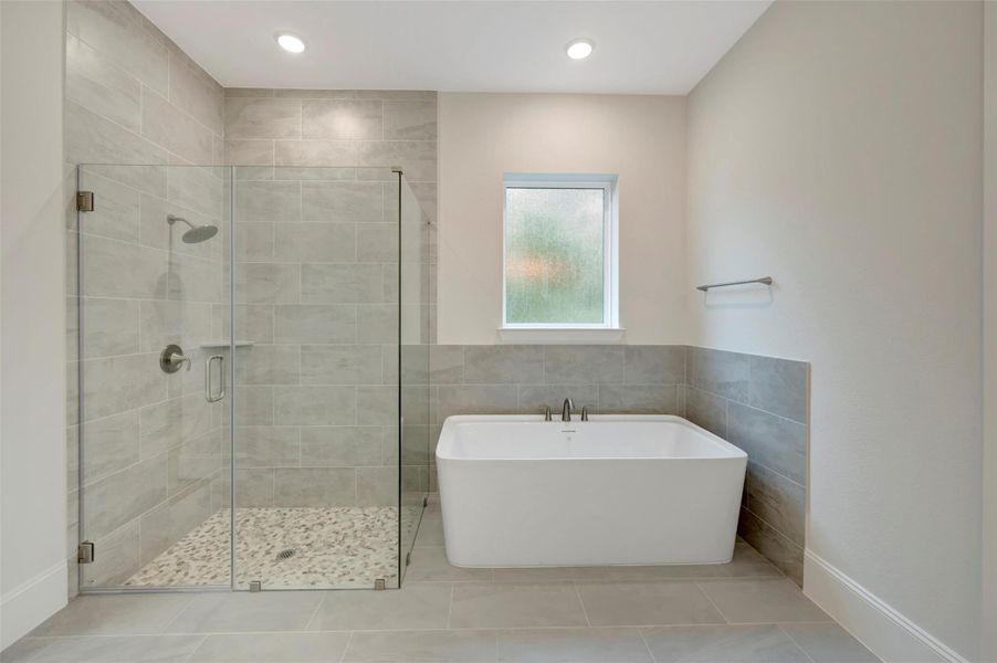 Furnished interior view inside a new home in The Woodlands Hills 70’, Willis (Image 5).