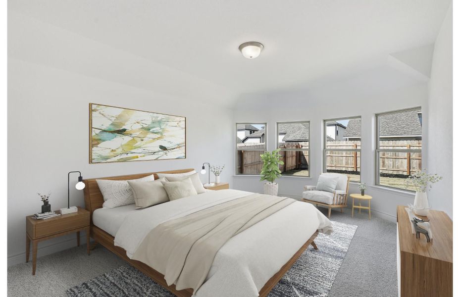 Furnished interior view inside a new home in Legacy at Lake Dunlap, New Braunfels (Image 9).