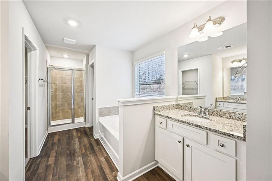 Furnished interior view inside a new home in The Hills at Cedar Creek, Winder (Image 30). Furnished interior view inside a new home in The Hills at Cedar Creek, Winder (Image 30).