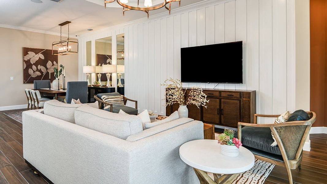 Representative furnished interior of a home built from the Lazio by Taylor Morrison in Westview Community Group Page, Kissimmee (Image 10).