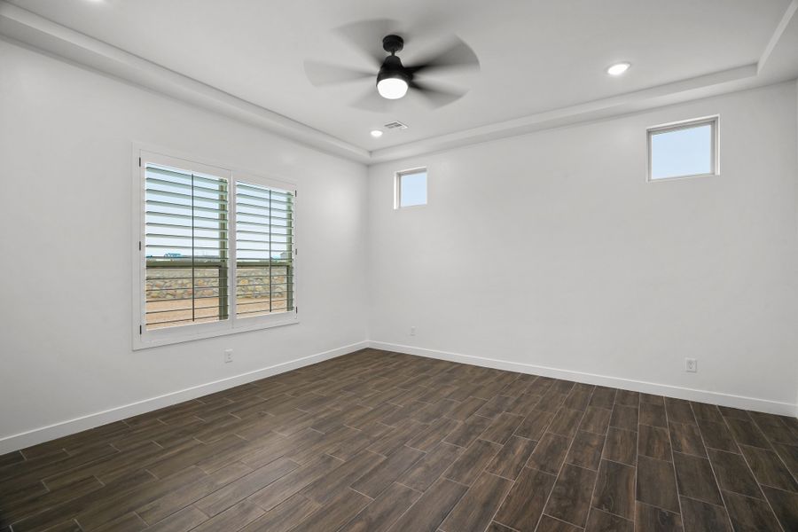 Representative unfurnished interior of a home built from the Scottsdale by LEH. Homes in Painted Sky, El Paso (Image 59). Representative unfurnished interior of a home built from the Scottsdale by LEH. Homes in Painted Sky, El Paso (Image 59).