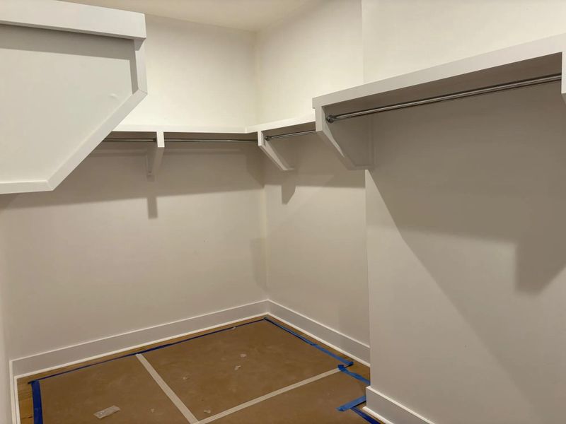 The Oakland A Primary Suite Bedroom Closet