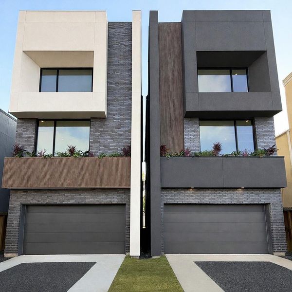 Front exterior of a new home in , Houston, TX, highlighting curb appeal (Image 27).