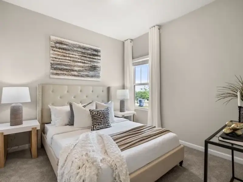 Representative furnished interior of a home built from the Canterbury by True Homes in The Retreat at Reedy Fork Ranch, Greensboro (Image 24).