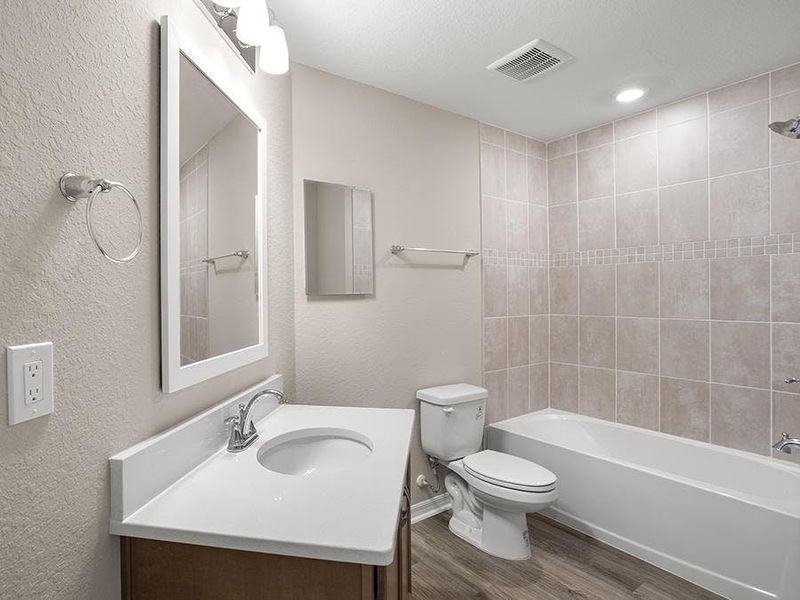 And, an upstairs hall bath serves bedroom 4 and the loft - Danyella bungalow by Highland Homes