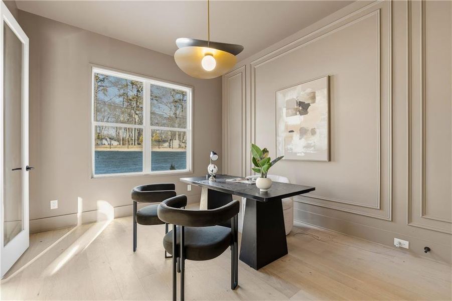 Furnished interior view inside a new home in , Lawrenceville (Image 7). Furnished interior view inside a new home in , Lawrenceville (Image 7).