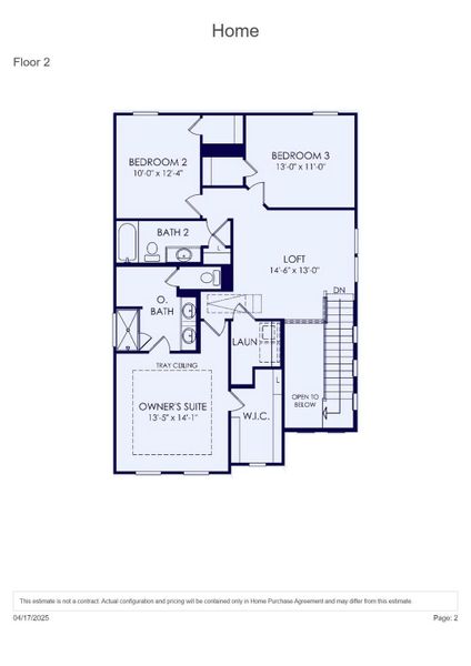 2D floor plan layout of this home in Ellerden, Tomball, TX (Image 5). 2D floor plan layout of this home in Ellerden, Tomball, TX (Image 5).
