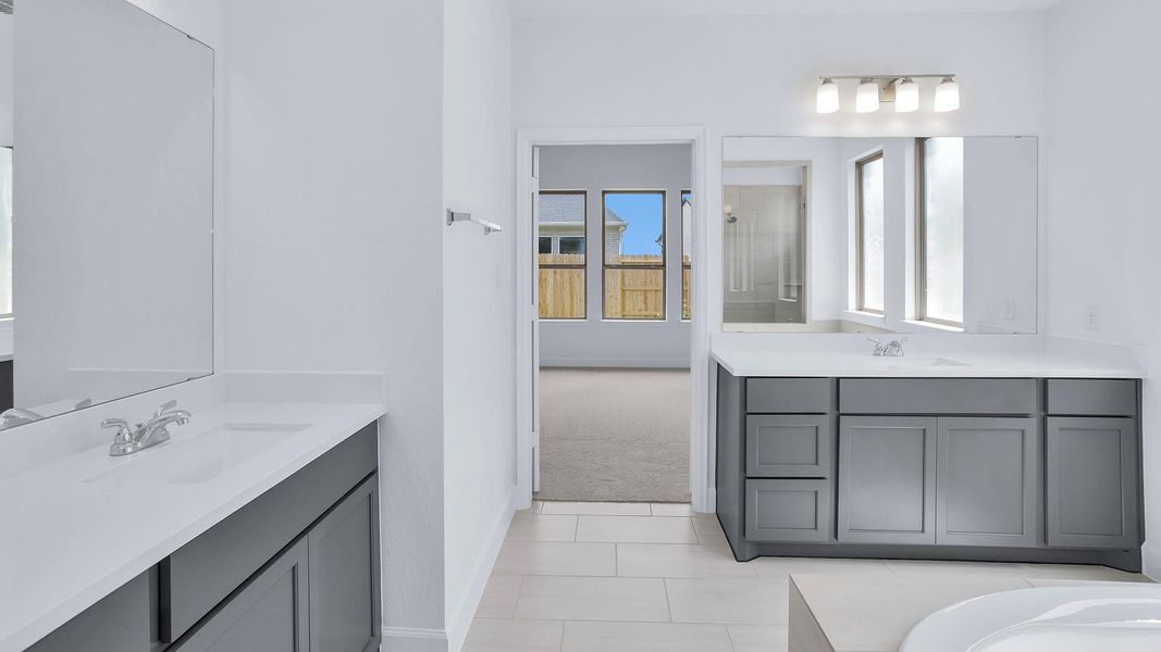 Furnished interior view inside a new home in The Grand Prairie 40', Hockley (Image 4).