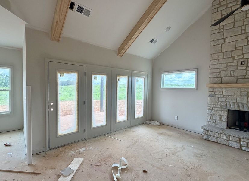 In-progress construction of a new home in Veal Meadows, Roopville, GA (Image 9).