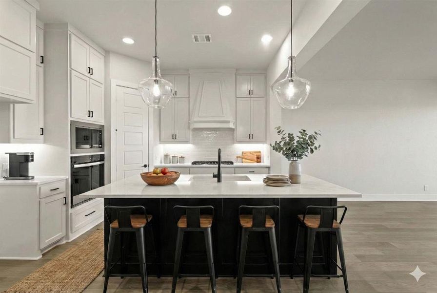 Furnished interior view inside a new home in Somerset - Phase 5, Mansfield (Image 6).