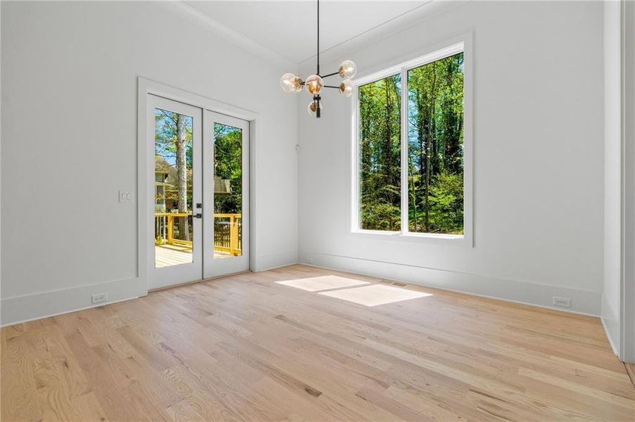 Spacious, unfurnished interior of a new home in , Marietta (Image 54).