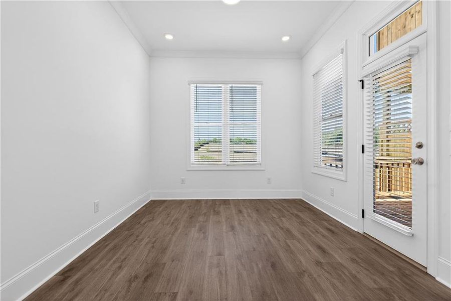 Spacious, unfurnished interior of a new home in Waterhaven, Cumming (Image 56). Spacious, unfurnished interior of a new home in Waterhaven, Cumming (Image 56).