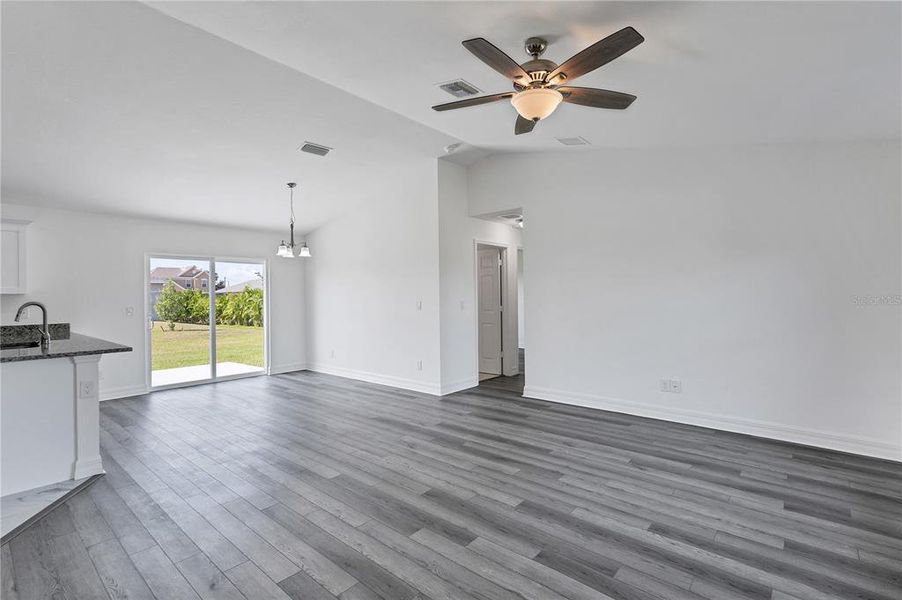 Spacious, unfurnished interior of a new home in , Cape Coral (Image 9). Spacious, unfurnished interior of a new home in , Cape Coral (Image 9).