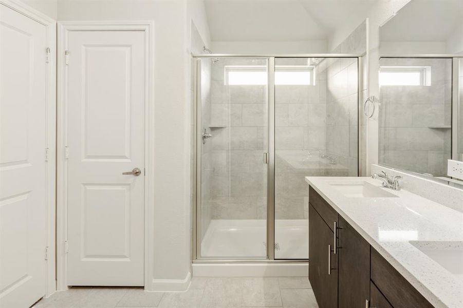 Furnished interior view inside a new home in Georgetown at Kings Fort, Kaufman (Image 16).