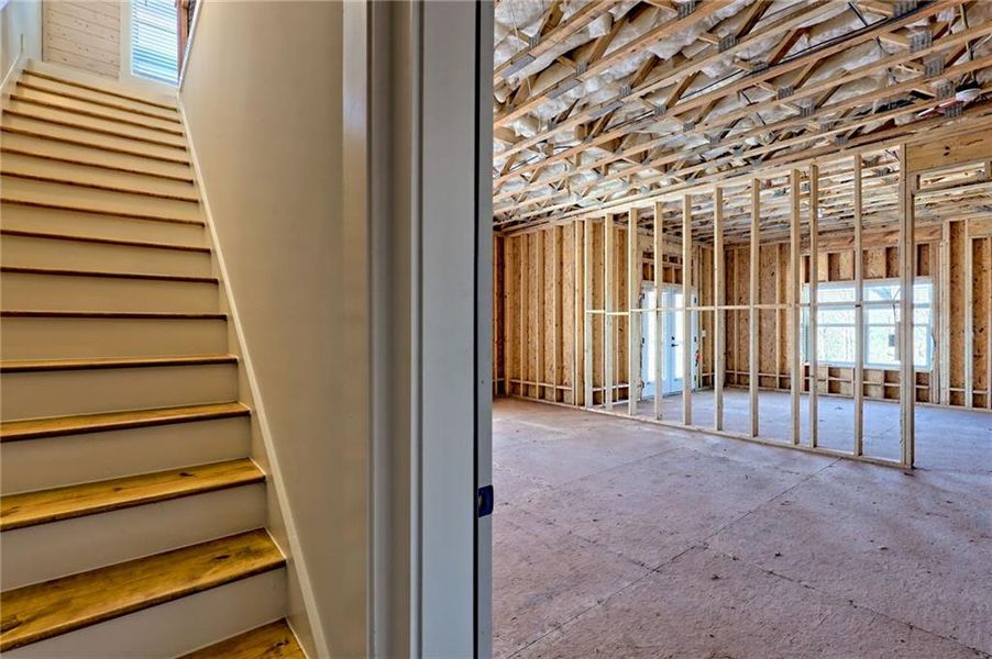 In-progress construction of a new home in , Hiawassee, GA (Image 44).