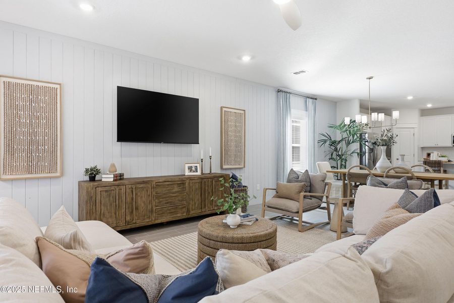 Furnished interior view inside a new home in , Green Cove Springs (Image 5). Furnished interior view inside a new home in , Green Cove Springs (Image 5).