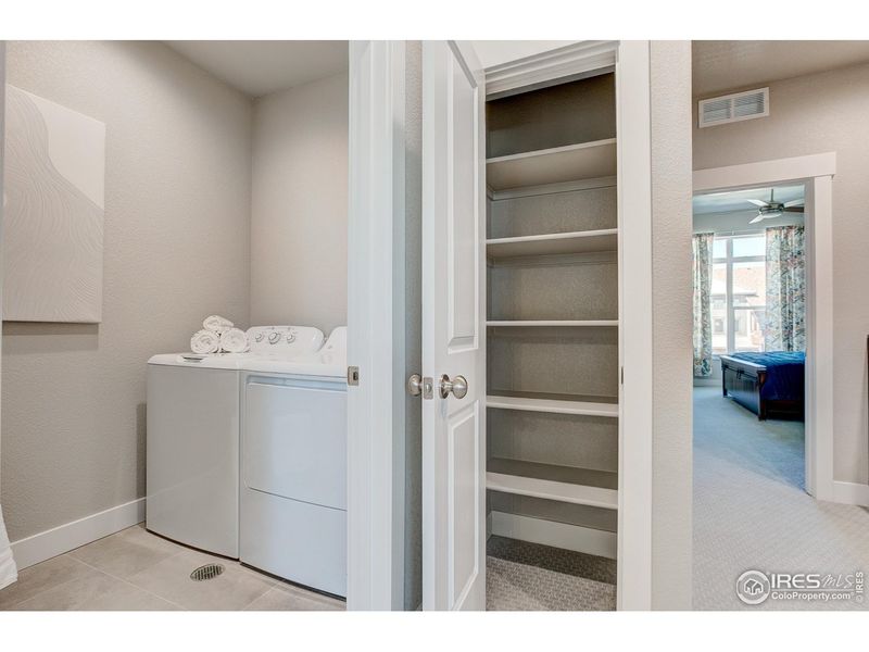 Furnished interior view inside a new home in Highlands at Fox Hill - The Towns, Longmont (Image 5).