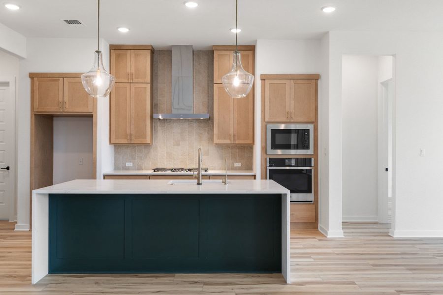 Furnished interior view inside a new home in Heritage, Dripping Springs (Image 16).