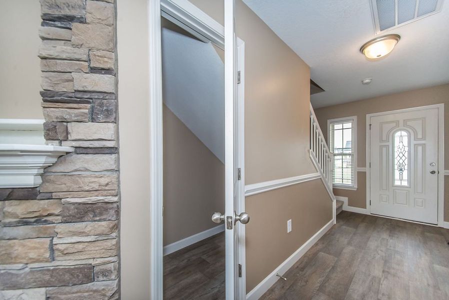 Representative unfurnished interior of a home built from the Reynolds by Enchanted Homes in Arcadia Village, Spartanburg (Image 29).
