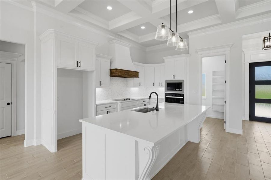 Furnished interior view inside a new home in , Weatherford (Image 9).