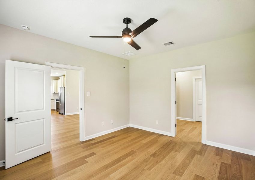 Relax in the private master retreat. Relax in the private master retreat.