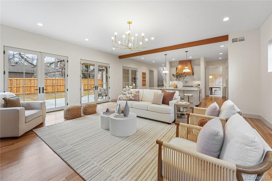 Furnished interior view inside a new home in , Denver (Image 31). Furnished interior view inside a new home in , Denver (Image 31).