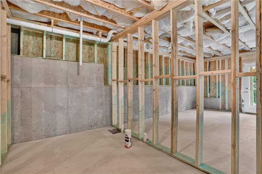 In-progress construction of a new home in Austin Ridge, Commerce, GA (Image 40).