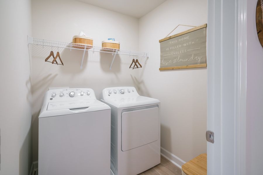 Representative furnished interior of a home built from the The Carson by Cothran Homes in Reidville Town Center, Reidville (Image 19).