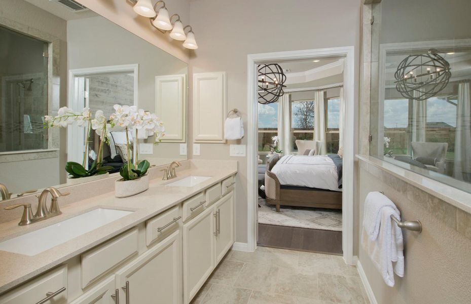 Furnished interior view inside a new home in Pulte Homes at Two Step Farm, Montgomery (Image 4). Furnished interior view inside a new home in Pulte Homes at Two Step Farm, Montgomery (Image 4).