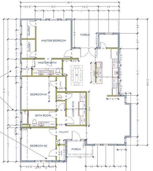2D floor plan layout of this home in , Bridgeport, TX (Image 2). 2D floor plan layout of this home in , Bridgeport, TX (Image 2).