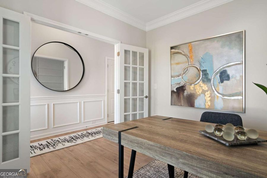Furnished interior view inside a new home in Avalon, Perry (Image 38). Furnished interior view inside a new home in Avalon, Perry (Image 38).
