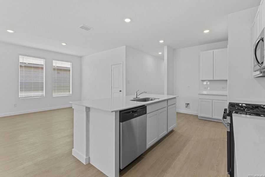 Furnished interior view inside a new home in Hightop Ridge, Converse (Image 9).