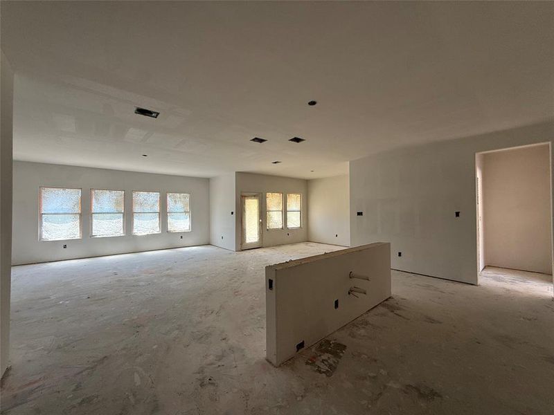 In-progress construction of a new home in Freeman Ranch, Weatherford, TX (Image 3).