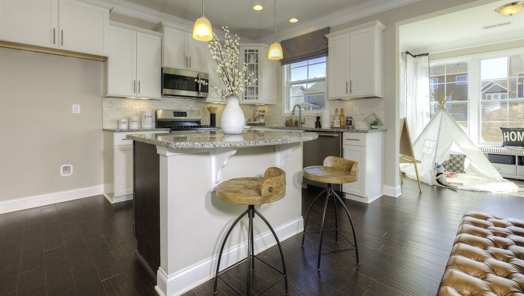 Representative furnished interior of a home built from the Verwood by D.R. Horton in Chumley Estates, Reidville (Image 12).