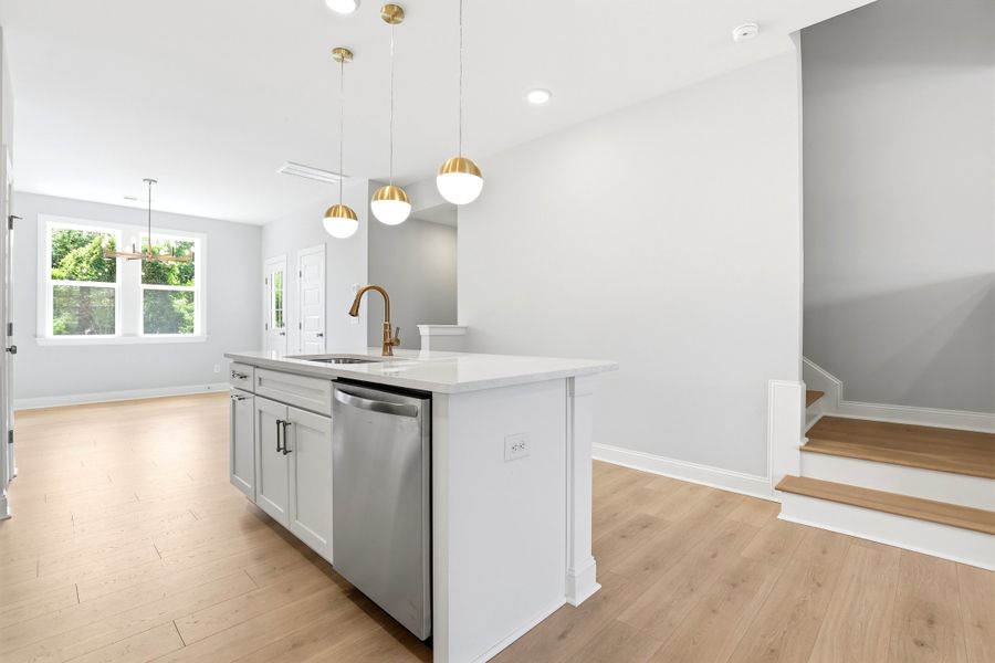 Representative furnished interior of a home built from the The Lofton by RobuckHomes in Downtown Wilmington Collective, Wilmington (Image 48).